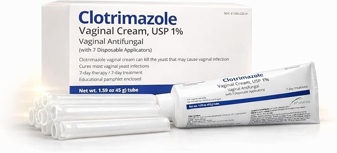 Clotrimazole Vaginal USP 1% Cream - 45 Gm