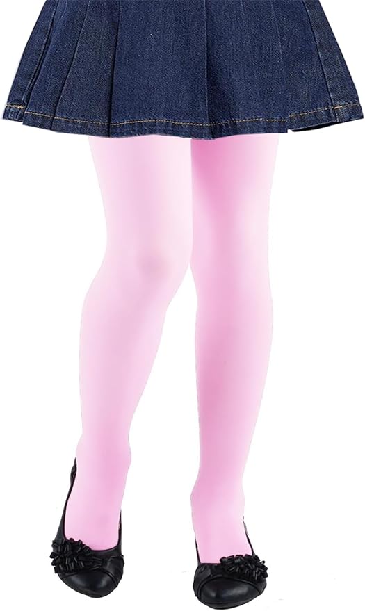 CHUNG Girls Footed Tights Light Weight Stretchy 60D Multi Candy Color Stage Play Costumes 2-12Y