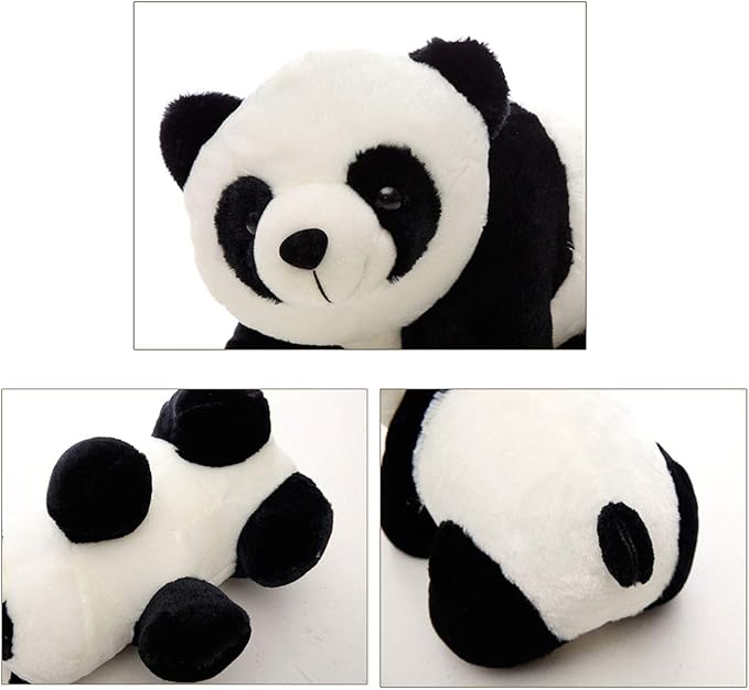 Stuffed Panda Animal Plush Toys 12 Inches Animal Stuffed Plushies Super Soft Cute Cuddly Pillow Cushion Stuff Dolls Birthday Xmas Gifts for Children Kids Boys Girls Room Decor Bedtime, 12Inches