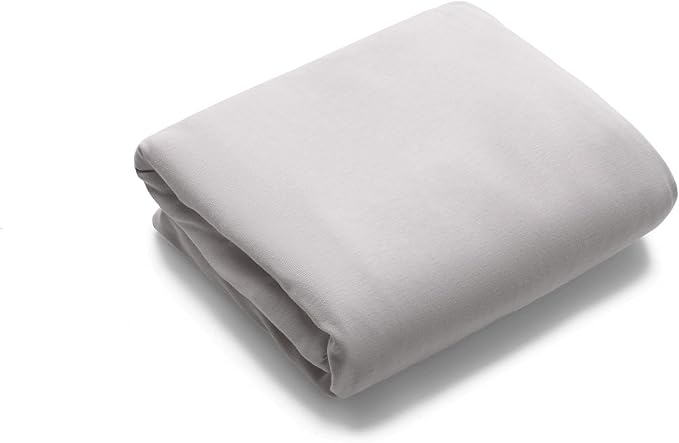 Bugaboo Stardust Fitted Cotton Sheet – 100% Natural Breathable Cotton Play Yard Sheet, Oeko-Tex® Certified, Soft & Machine Washable for Bugaboo Stardust Mattress – Mineral White