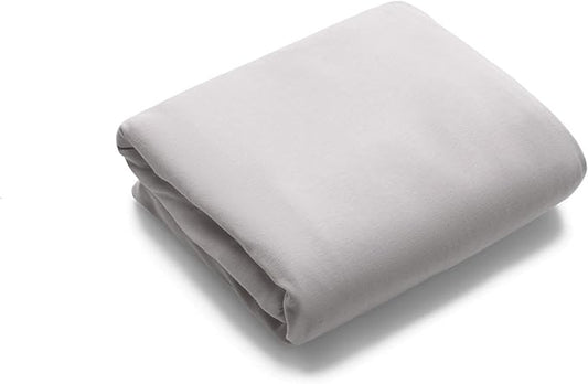 Bugaboo Stardust Fitted Cotton Sheet – 100% Natural Breathable Cotton Play Yard Sheet, Oeko-Tex® Certified, Soft & Machine Washable for Bugaboo Stardust Mattress – Mineral White