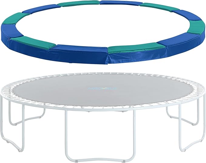Machrus Upper Bounce Round Trampoline Replacement Safety Pad Spring Cover, Protective Accessories