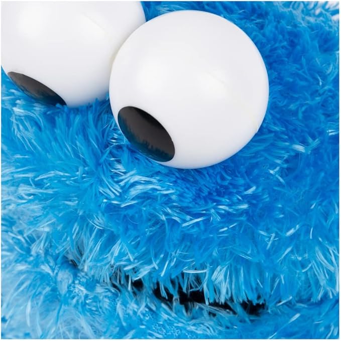 GUND Sesame Street Official Cookie Monster Muppet Plush Hand Puppet, Premium Plush Toy for Ages 1 & Up, Blue, 11”