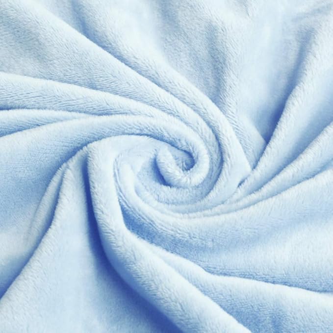 American Baby Company Heavenly Soft Chenille Fitted Pack N Play Playard Sheet 27" x 39", Warm and Cozy Chenille Pack and Play Sheet, Blue, for Boys and Girls, Fits Most Mini Crib Mattresses