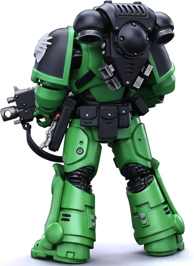 JOYTOY Warhammer 40K 1/18 Action Figures - Salamanders Intercessors Brother Haecule Perfect for Collectors & Decor - Ideal Gift for Birthdays/Christmas - Character Figure - JT5222