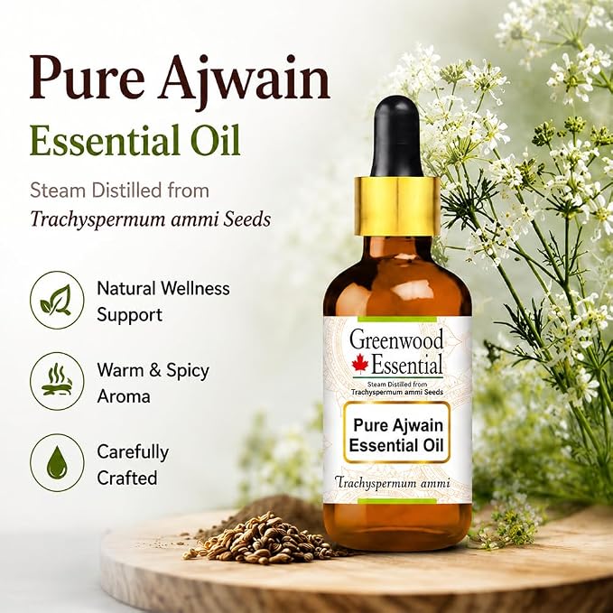 Greenwood Essential Pure Cedarwood Essential Oil (Juniperus virginiana) with Glass Dropper Steam Distilled 50ml (1.69 oz)