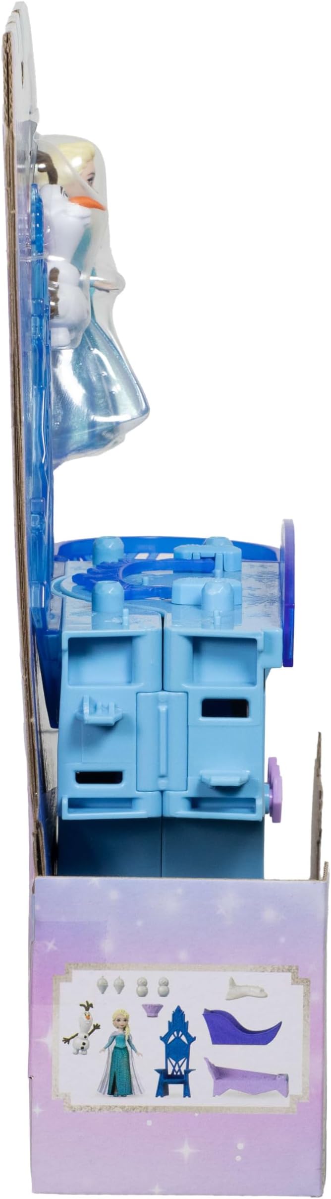 Mattel Disney Princess Toys, Storytime Stackers Elsa Ice Palace, Stackable Castle Doll House with Small Doll & 8 Pieces, Inspired by The Disney Frozen Movies