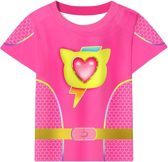 ACoiay Kids Kitties Daily Outfit with Mask and Headband for 2-8 Years