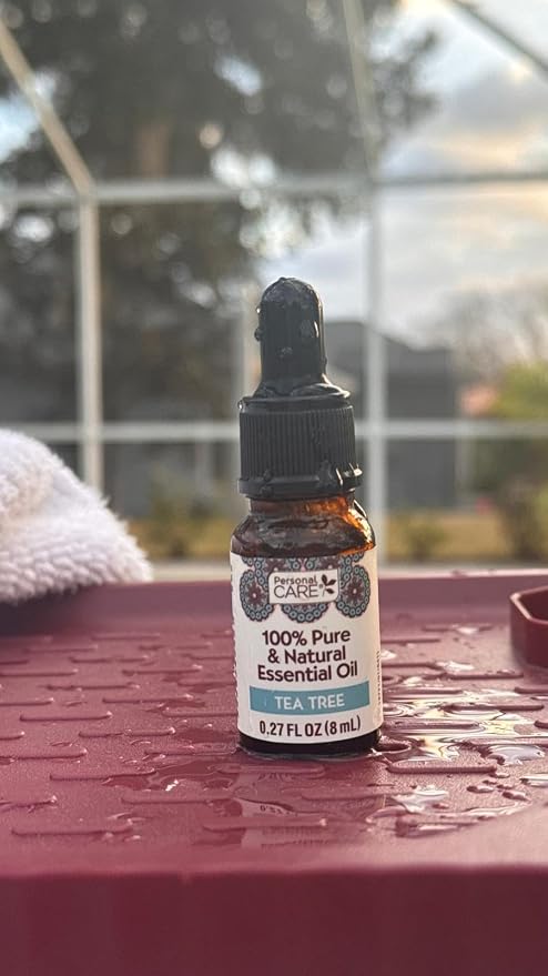 100% Pure & Natural Essential Oil, Aromatherapy and Skin Care, 0.27 fl oz (Tea Tree)