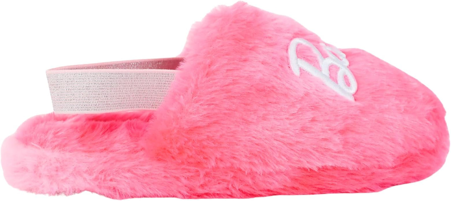 Ground Up Barbie Kids Slippers Platform Spa Slipper with Embroidery