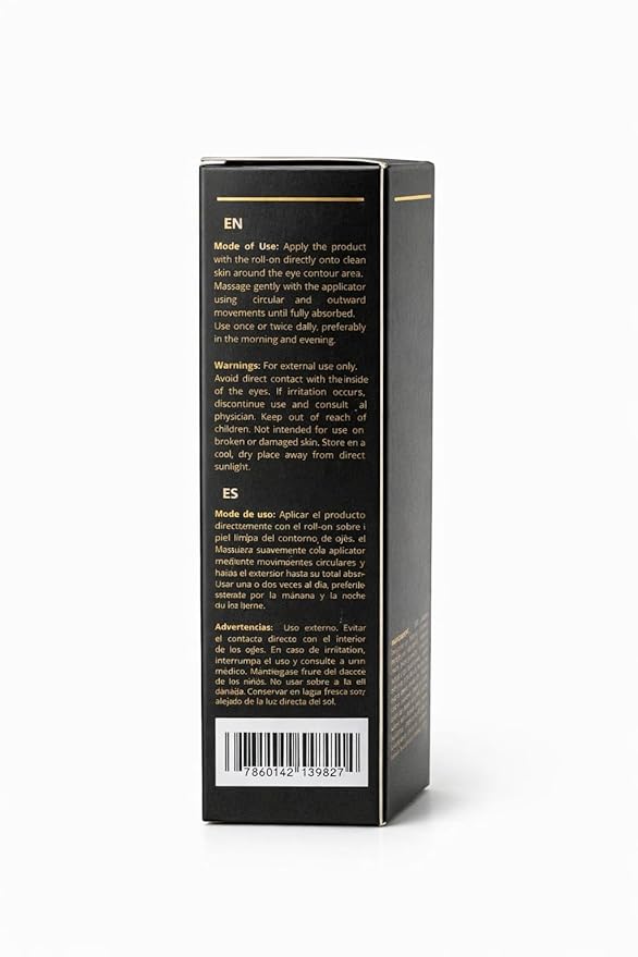 OLYMPUS Eye Contour Roll-On for Men – Caffeine & Eyeseryl Technology – Reduces Under Eye Bags & Dark Circles – Cooling, Fast Absorbing – 10ml