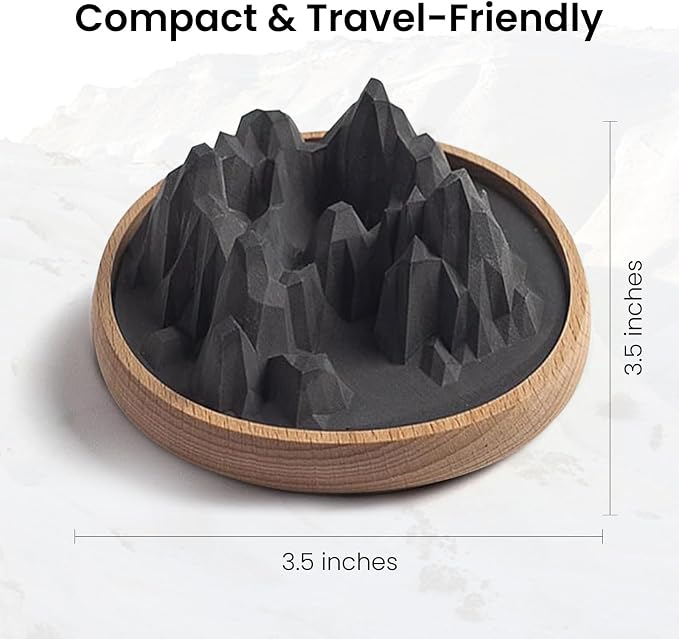 HOME ARCHIVE Aroma Diffuser with Aromatherapy Fragrant Oil Diffusers for Home Room Decor Fig Fragrance (Mountain Aroma Stone (Black))