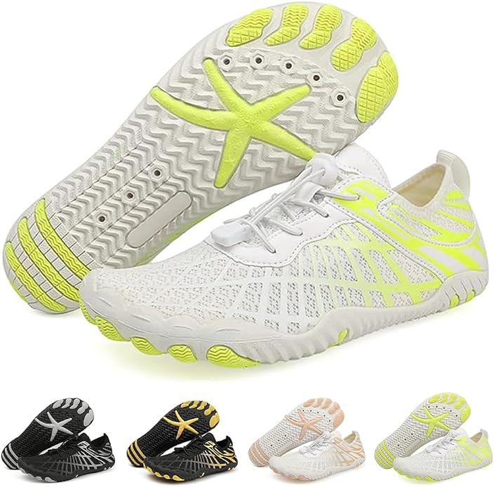 ELETON Barefoot Shoes Women Men Footwear, Wide Toe Box Hiking Zero Drop Non-Slip Quick-Dry River Boat Pool Beach Water Shoes, Lightweight Swimming Running Walking Sneakers Unisex