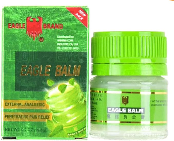 Case Set - Dozen Green Balm Essentail Oil - 12 Hu Dau Cu La Xanh Hieu Con O - 20g per Jar with 12 Jars per Order