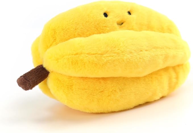 RECUR Carambola Fruit Stuffed Animals Toy,Soft Fruit Plush,Cute Plushie 7 Inches,Adorable Gift for All Ages