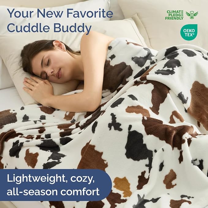 Ultra Soft Fleece Blanket - Flannel Fleece Luxury Blanket - Lightweight for Couch Bed Chair - Thick, Warm and Breathable - All Season Cozy Fuzzy, Anti-Static Microplush Bedding, Queen, Design 263