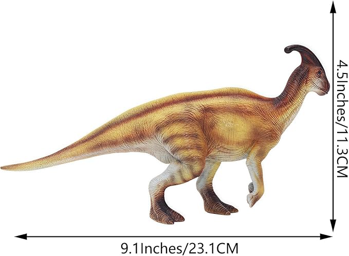 Gemini&Genius Dinosaur Toys Parasaurolophus Figure Dinosaur Action Figure Collection Dino World Model Toys and Gifts for Kids