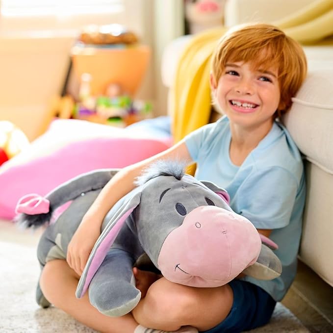 DISNEY STORE Cuddleez Plush - Eeyore - Big Plush - Super Soft & Huggable Toy for Fans & Kids of All Ages - Perfect Collectible Gift, Plushy