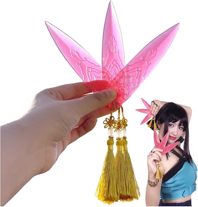 5 Inches Soft Plastic Translucent Dagger Props Safe and Cut-Proof for Cosplay and Halloween Party