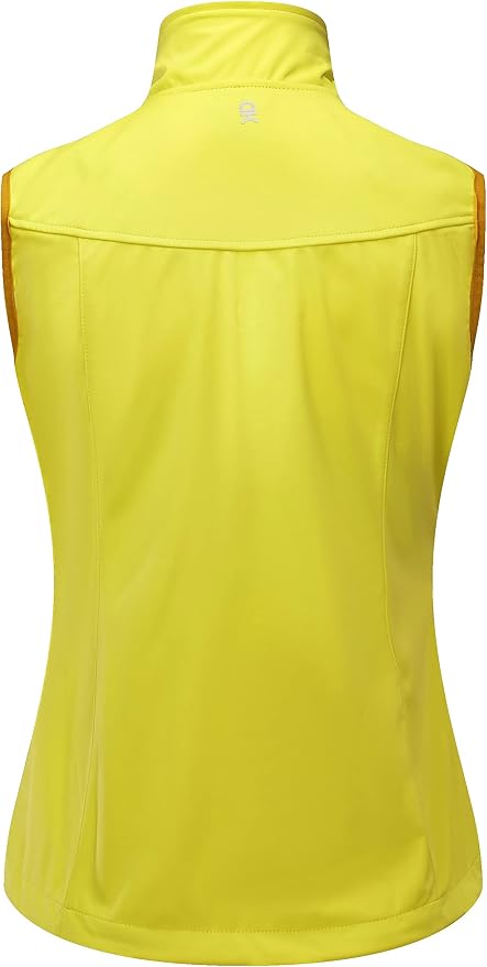 Little Donkey Andy Women's Lightweight Softshell Vest, Windproof Sleeveless Jacket for Running Hiking Travel