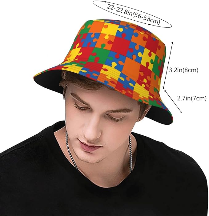 Bucket Hats Fashion Sun Cap Packable Outdoor Fisherman Hat for Women and Men
