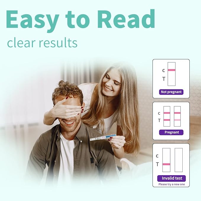 DAVID Pregnancy Test 16 Counts HCG Midstream Tests Early Detection, 6 Days Earlier Than The Missed Period, 6 Lightweight Pregnancy Tests and 10 Pregnancy Tests Strips