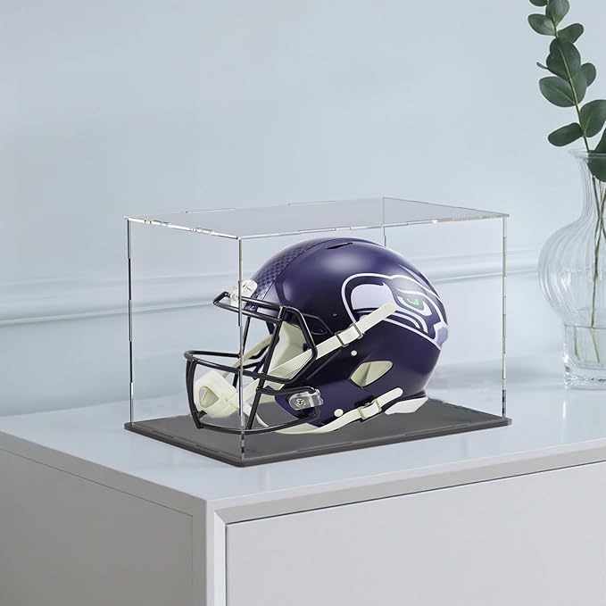 Acrylic Display Case for Collecibles, Clear Square Acrylic Box for Figures Statues Toys and Trophy, 7.5" L x 5.5" W x 5.5" H