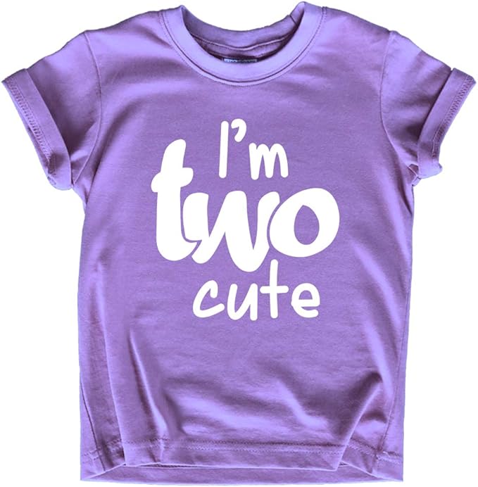 2nd Birthday Outfits for Toddler Girls im Two Cute Shirt Girl 2 Years Old Second Birthday