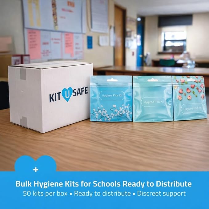 Hygiene Plus Assorted Period Kit with Disposable Underwear (5, Packs) | Each kit: 1 disposable underwear, 1 pad, 1 tampon, 1 pantiliner & 1 feminine wipe