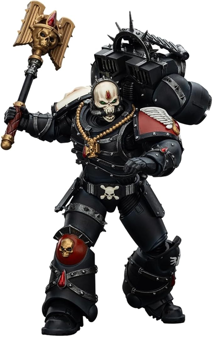 JOYTOY Warhammer 40,000 1/18 Action Figure Blood Angels Lemartes with Jump Pack,Blood Crozius and Absolver Bolt Pistol Collection Model 15Age+ Birthday Gift Pre-Order