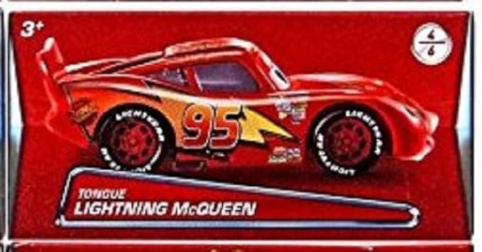Disney/Pixar Cars 2017 Exclusive Tongue Lightning McQueen Die-Cast Vehicle 4/6