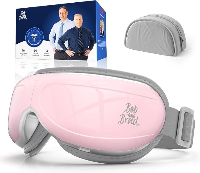 BOB AND BRAD Eye Massager with Heat FSA Eligible HSA, Birthday Gifts for Women Mom Wife Girlfriend EyeOasis 2 Eye Massager for Migraine, Heated Eye Mask for Dry Eyes Head Tension and Stress Relief