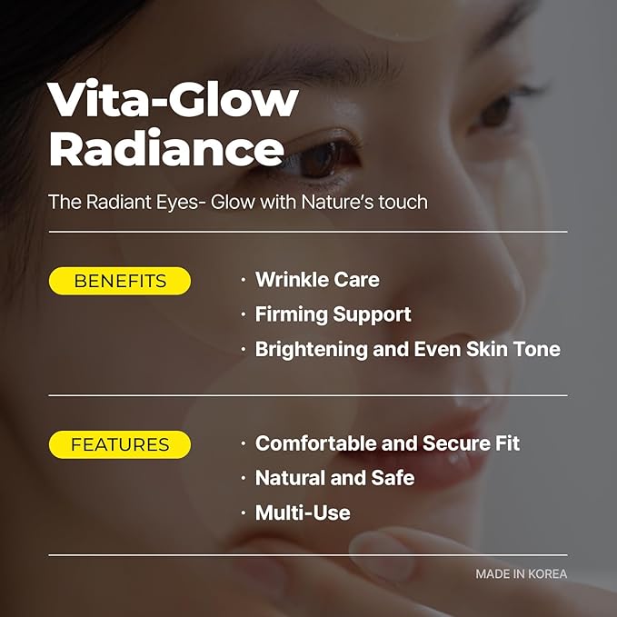 BACIEL - 75% Sea Buckthorn with Retinol under Eye Hydrogel mask for Dark circles, Wrinkle and puffy eyes - PRO VITATINOL COMPLEX