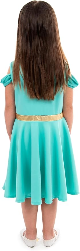 Little Adventures Oasis Princess Twirl Dress Up Costume - Machine Washable Child Pretend Play Party Dress