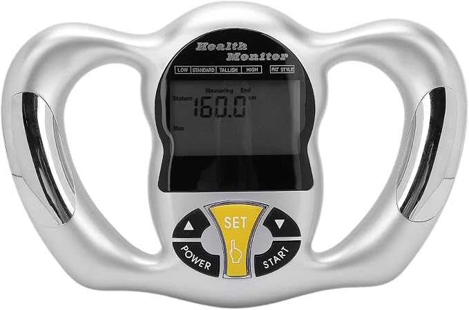 Handheld Body Fat Tester, Body Composition Analyzer, Body Fat Measuring Instrument Bmi Meter Fat Analyzer Body Fat Monitor, The Measurement Speed is Fast and The Method is Simple