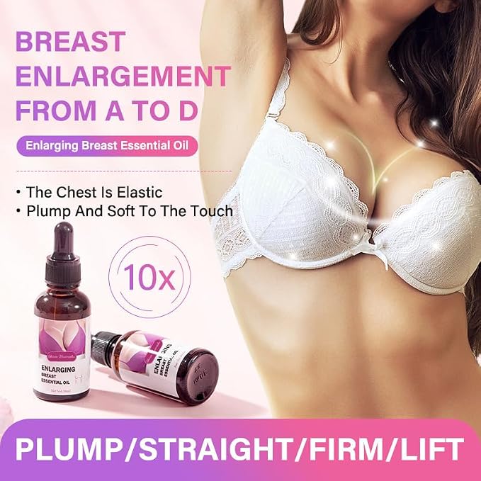 Natural Breast Care Oil & Firming Serum – Organic Essence for Women – Nourishing Massage Oil for Skin Elasticity & Tightening Appearance (3)