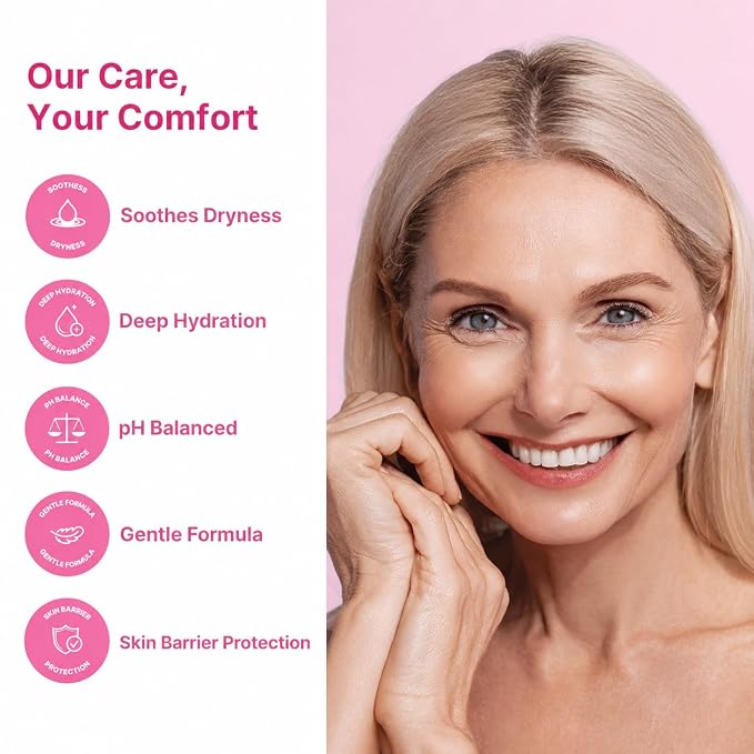 Estriol Cream for Women: Daily Intimate Moisturizing Care for Menopause & Perimenopause, Supports Moisture, Elasticity & Skin Barrier Balance, Gentle Formula, 1.06 Oz