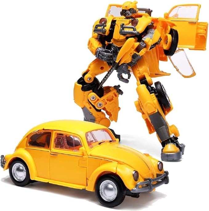 Deformation Car Robot Toys, 8.2 inch Alloy Deformed Action Figure 2 Modes Robot Anime Doll Toy Collection Car Model for Boys and Girls