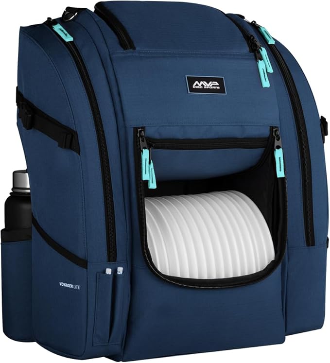 MVP Disc Sports Voyager Lite Backpack Disc Golf Bag (Choose Your Favorite Color)