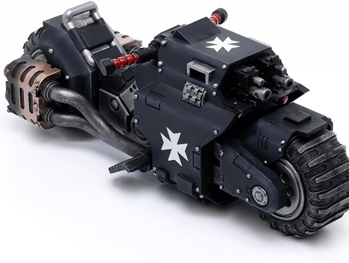 JOYTOY Action Figure 1/18 Warhammer 40,000 Space Marines Black Templars Outriders Collection Model Birthday Gifts