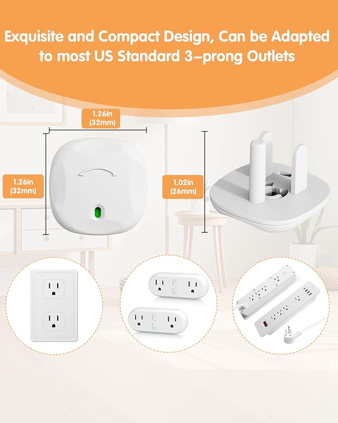 Outlet Covers Baby Proofing, 40 Pack Plug Covers Baby Proofing, Outlet Plug Covers for US 3-Prong to Prevent Electric Shock, Outlet Covers for Home, Office, School, Toddlers & Babies, White