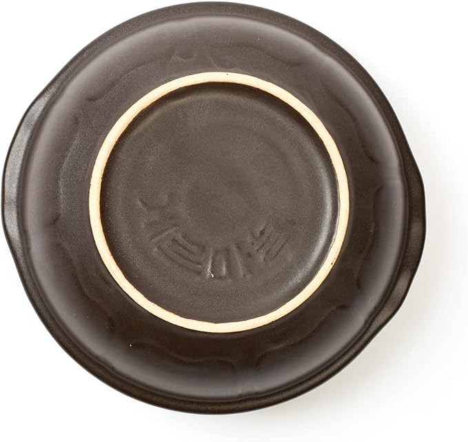 Crazy Korean Cooking Korean Stone Bowl (Dolsot), Sizzling Hot Pot for Bibimbap and Soup - Premium Ceramic (Medium - No Lid)