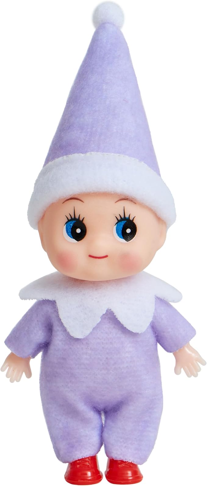JOYIN 1 Pack Christmas Purple Tiny Elf Soft Plush Toy for Adults Kids Accessories Party Favors Xmas Party Supplies Christmas Decor, Xmas Gift