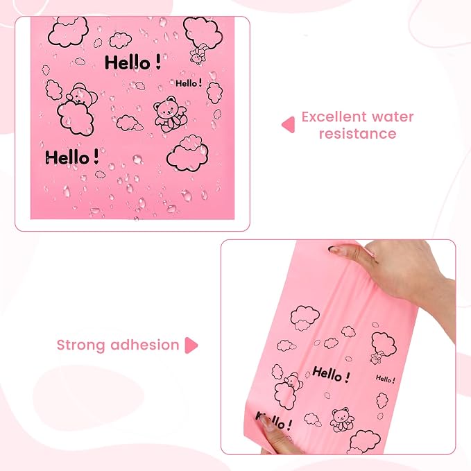 100 Pcs Sanitary Napkin Disposal Bags,Feminine Hygiene Disposal Bags for Pads,Tampon Sanitary Bag for Women Girls Privacy Protection(Pink)
