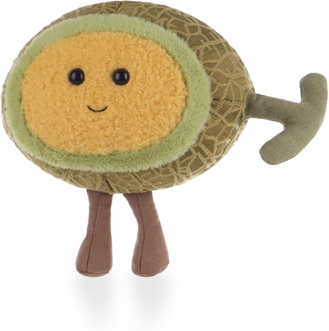 Apricot Lamb Fresh Cantaloupe Stuffed Animals for Kids, Soft Cute Plush Toys for Baby Girl and Boy, 7 Inches