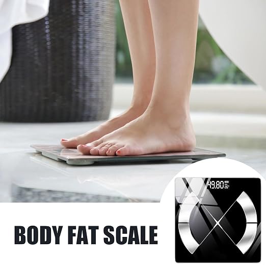 Compact Smart Scale, Advanced Body Monitor, Wellness Tool with Fast, Office Gadget with Reliable Detail, 10.24 x 10.24in Kitchen Device, Travel Accessory for Pregnancy Care