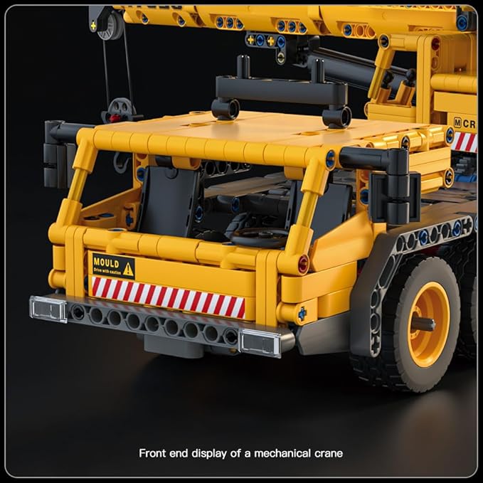 Mould King Heavy Construction Vehicles Mobile Crane Truck Building Toys, 17058 Crane Building Set, Construction Toys for Adults and Kids 8+(997PCS)