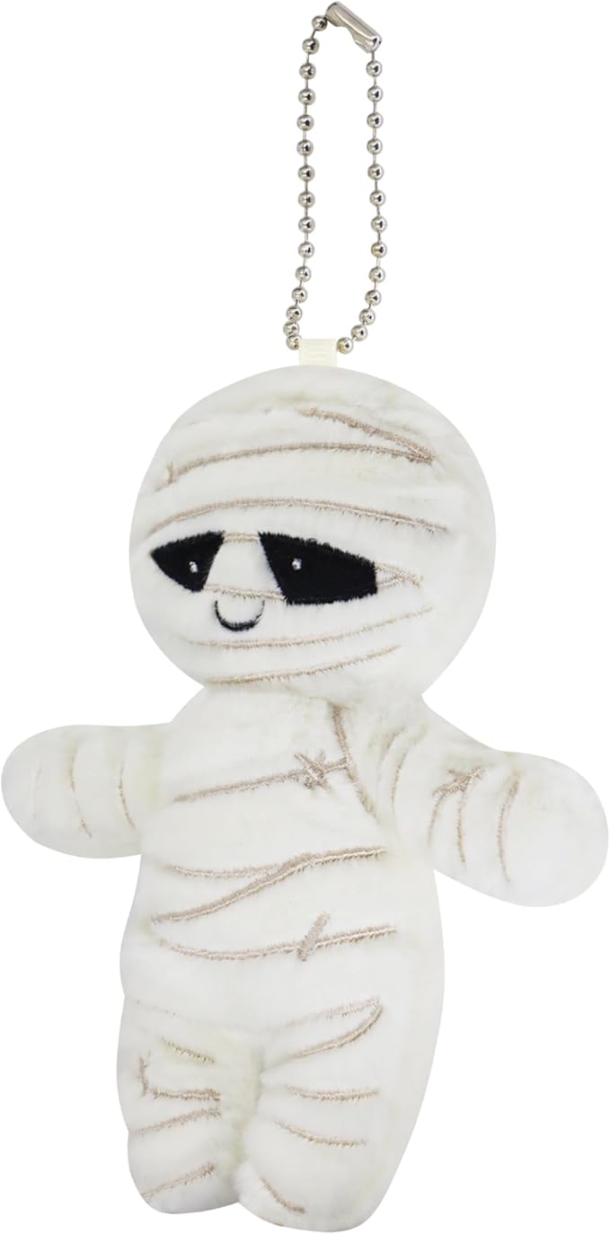Halloween Plush Animals Toy, Mummy Plush Doll, Perfect for Halloween, Easter, Birthdays, and Other Occasions (4-inch)