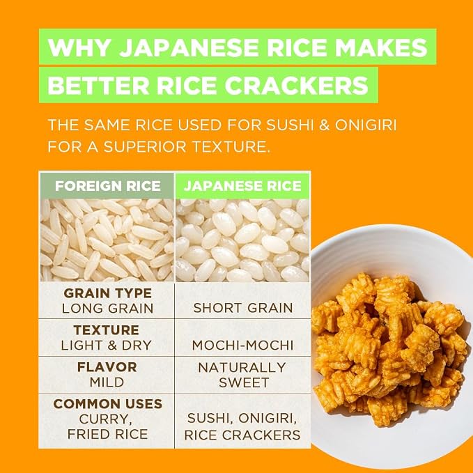 Mochi Rice Nuggets, Honey Glazed Rice Crackers, No MSG, 4.9 oz (140 g)