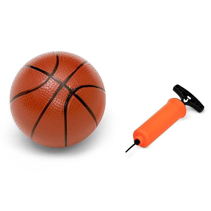 Minnie Mouse Plastic Basketball Set by Delta Children – Includes Basketball Hoop, 1 Basketball and Ball Pump